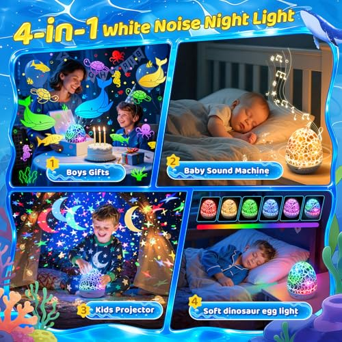 Image of Ocean Baby Night Light Projector Sensory Toys for 1,2,3,4,5 year old Boys