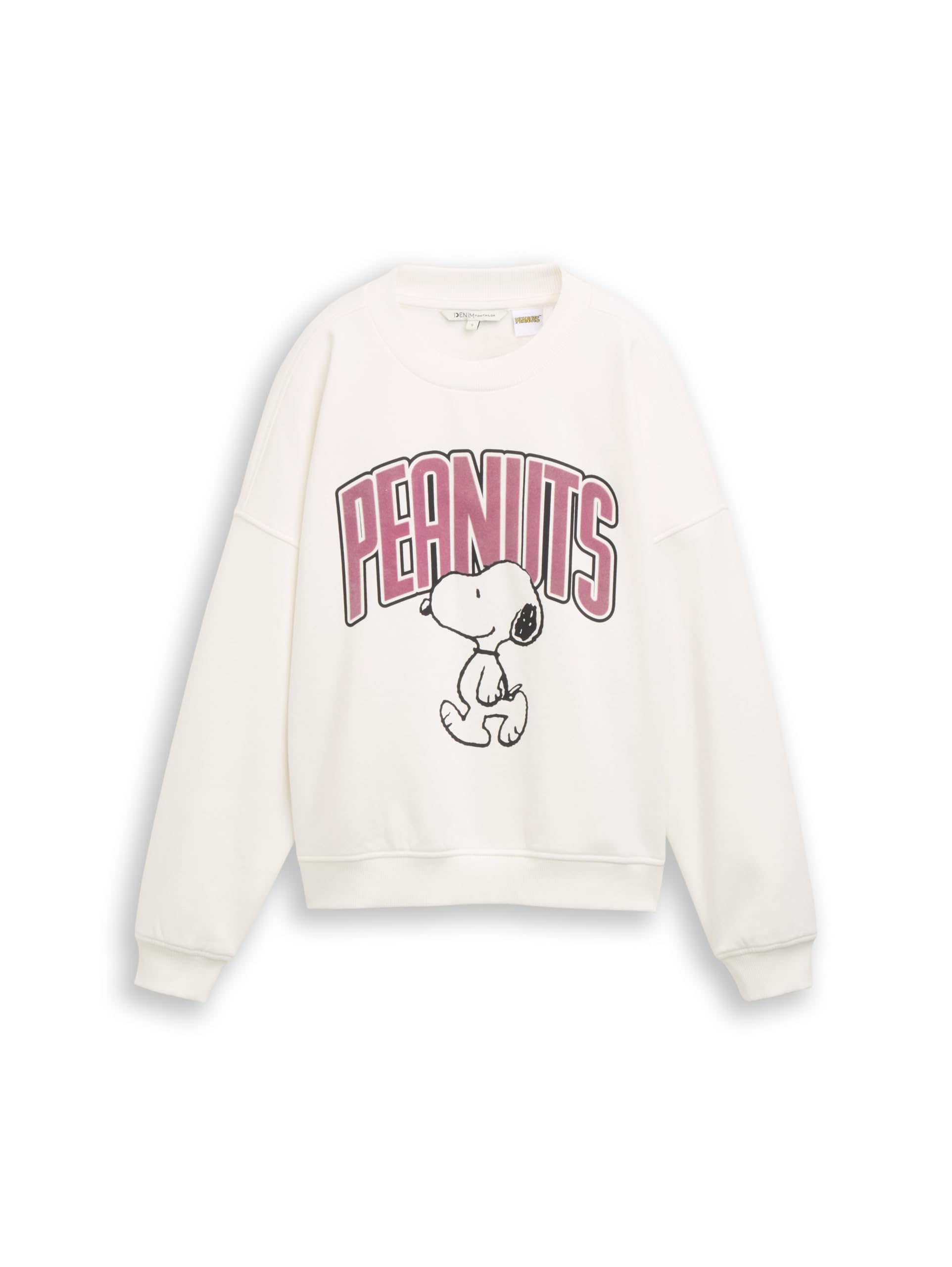 Tom Tailor Damen 1052369 Peanuts-Sweatshirt mit Rundhalsausschnitt (1er Pack)