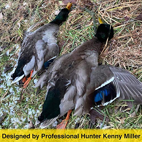 Esh Waterfowl Duck Call Lazy Hen - Double Reed Bicote Wood Duck Call - Duck Calls For Hunting - All Weather #TOP3