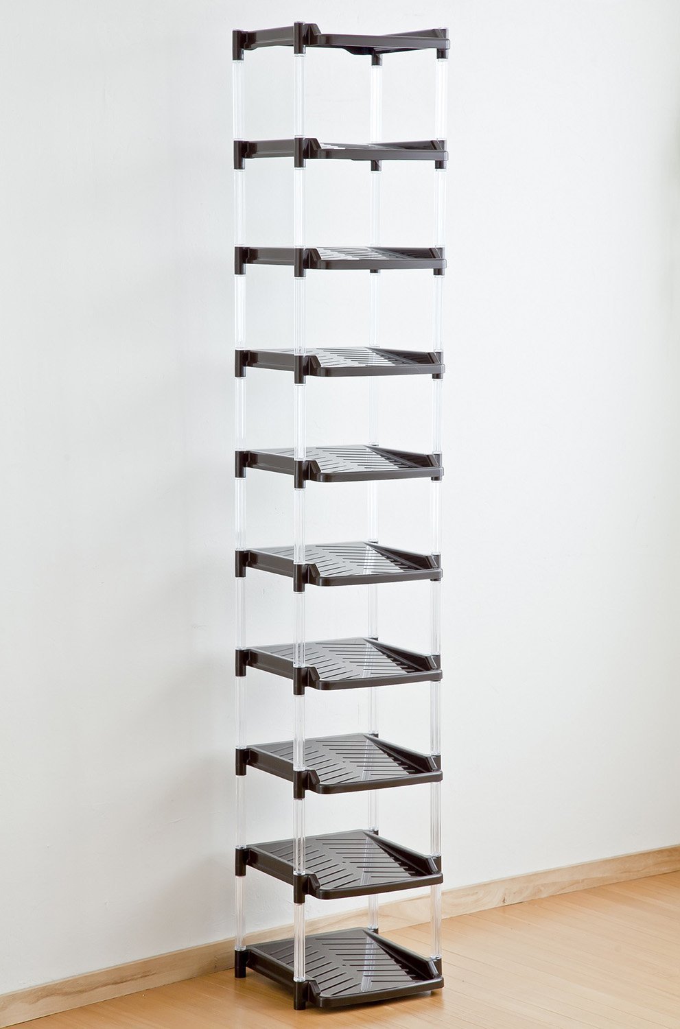 Amazon.co.jp: 平和工業 シューズラック たっぷり 収納 10段