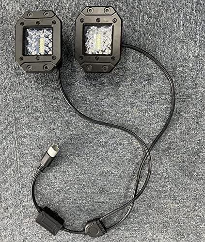 Miniatura 2 de OFFROADTOWN - Luces LED de montaje empotrado, luces LED RGBW de 5 pulgadas, 60 W, luces LED de conducción RGBW, barra de luz LED súper brillantes,