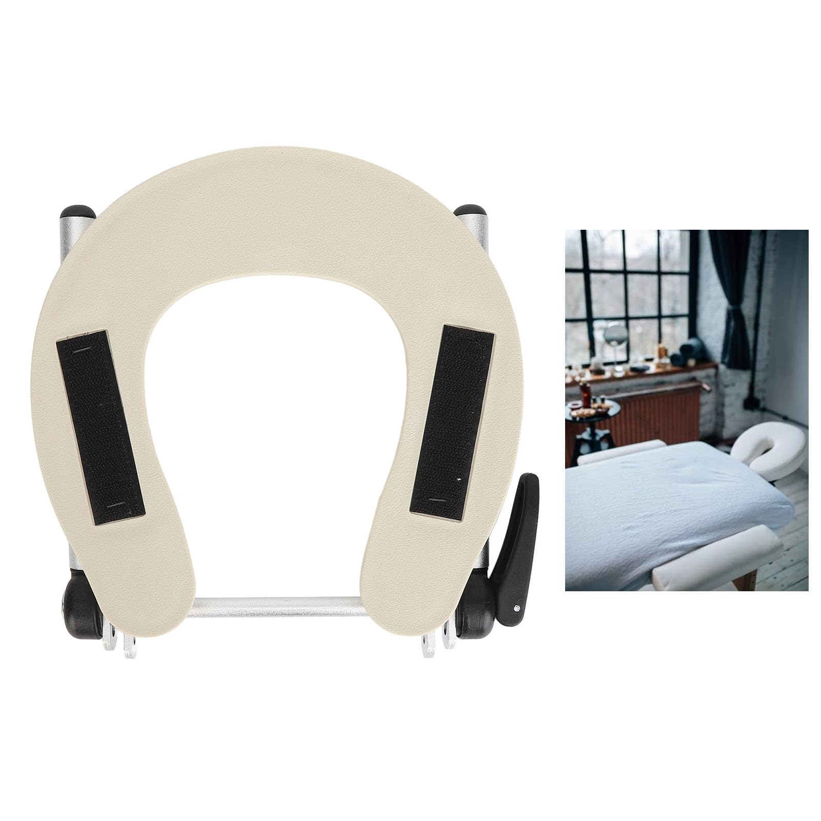 Culla massaggiante universale regolabile per lettino da massaggio, poggiatesta comfort Beauty Spa lettino lettino per attrezzature da massaggio