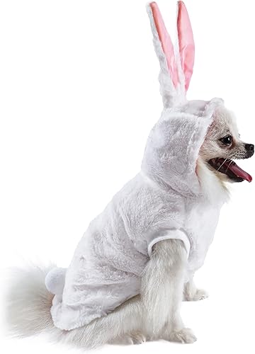 Miniatura 8 de Yoption Disfraz divertido de perro, gato y conejo, divertido para mascotas, Halloween, Navidad, Pascua, cosplay, sudadera con capucha para perro,