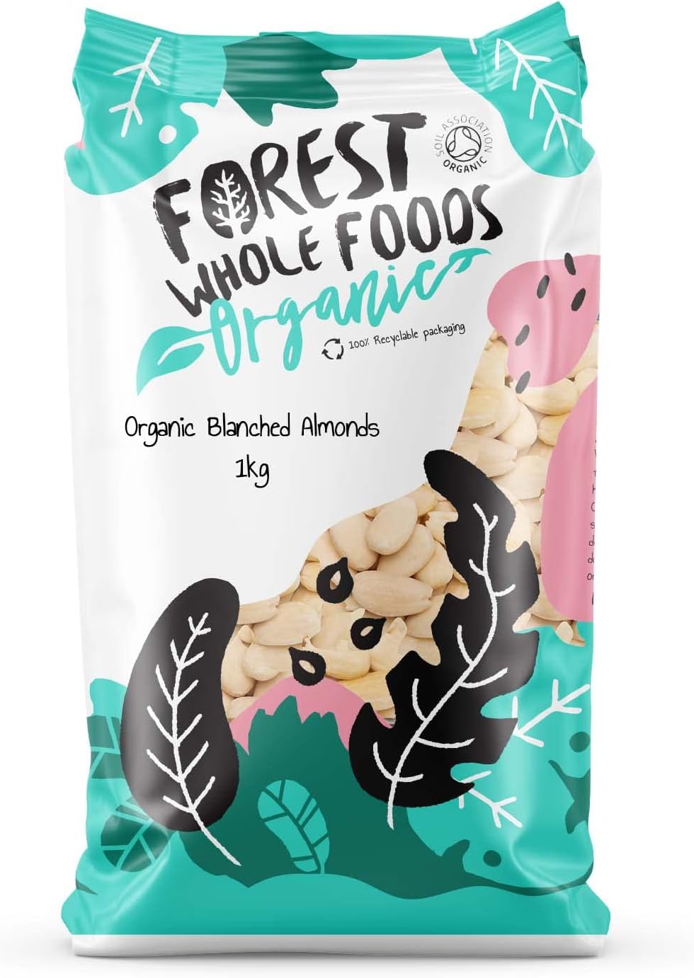 Forest Whole Foods - Organic Blanched Almonds (1kg)