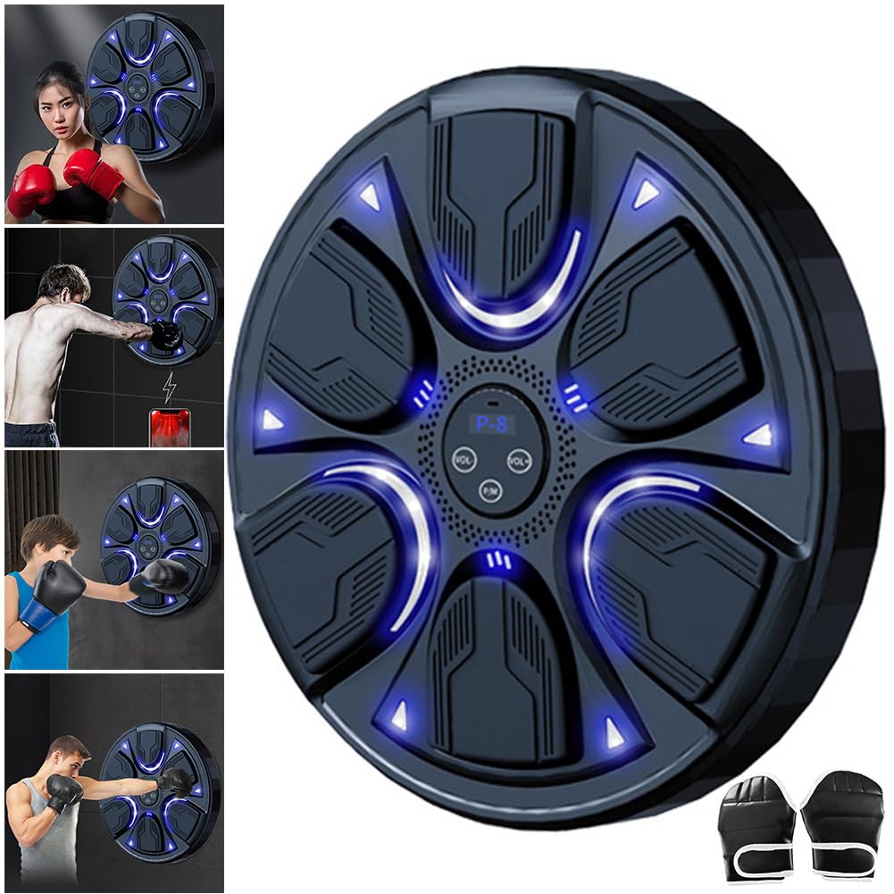 Music Boxing Machine, Musica elettronica Boxing Machine, Musica elettronica da parete Attrezzatura per l'allenamento, Divertimento elettronico intelligente Bluetooth montato a parete Boxing Tr