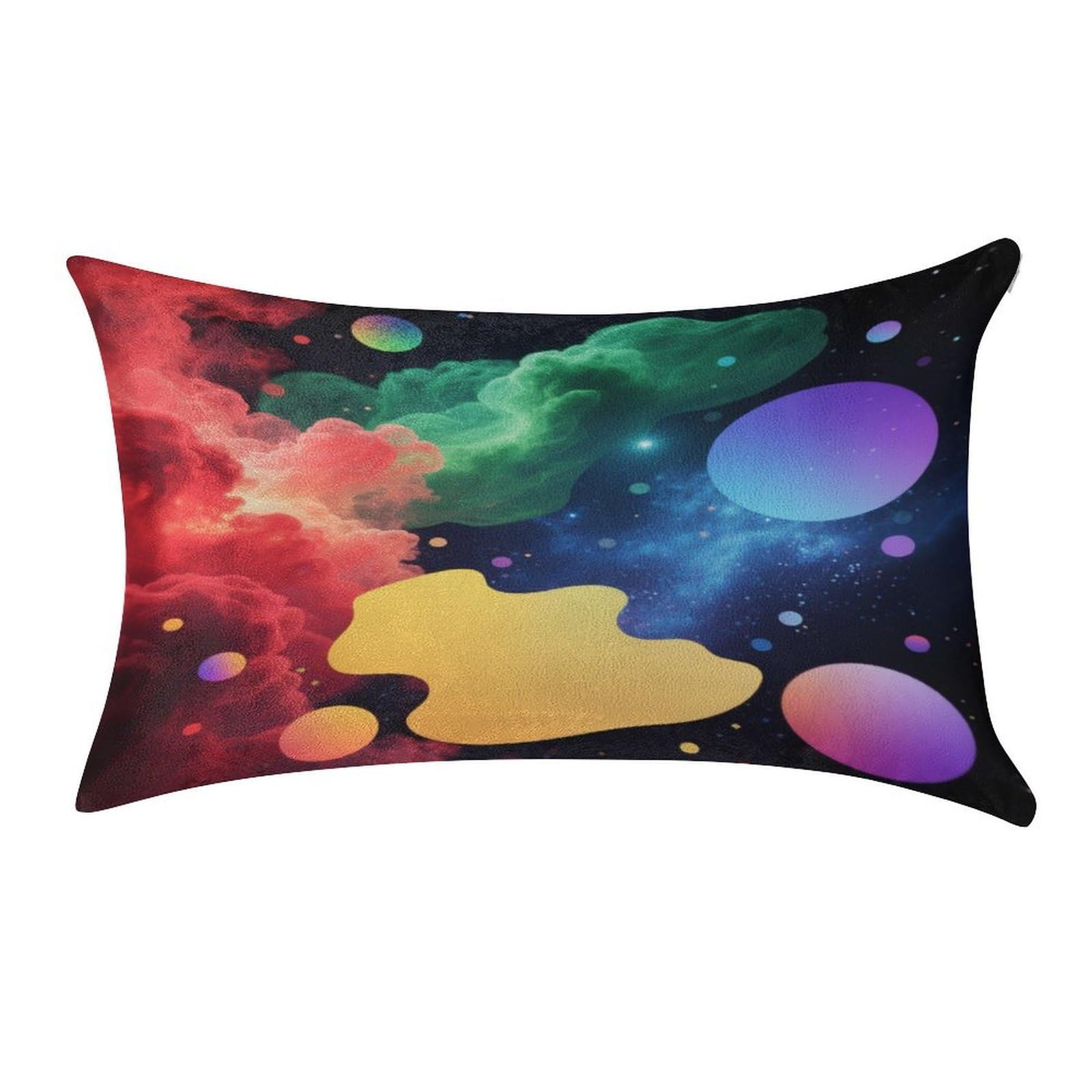 Fekiloot Style Neon Nebula Pillow Covers Home Decor Pillow Cases