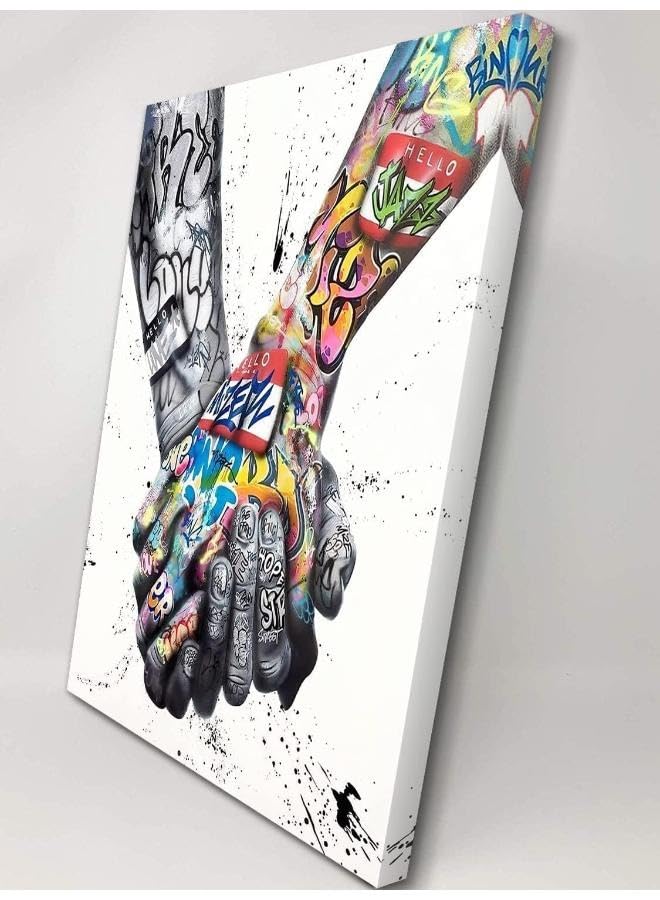 Graffiti Art Wall Decor Street Art Poster Art Canvas Wall Art for Bedroom Living Room Decor Size: 30cm*40cm