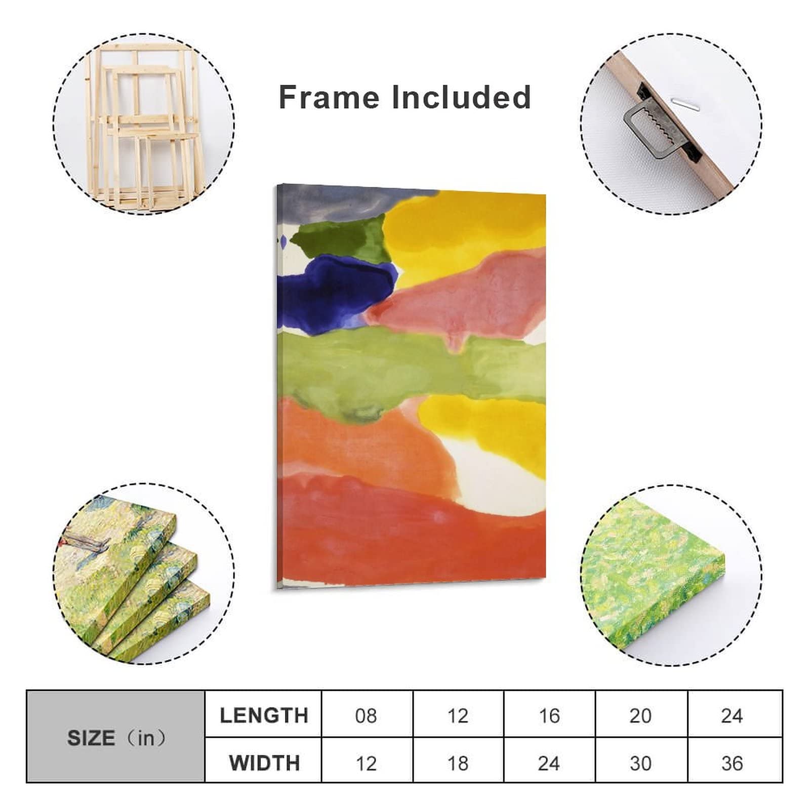 Amazon.co.jp: Helen Frankenthaler Painting Poster ヘレン