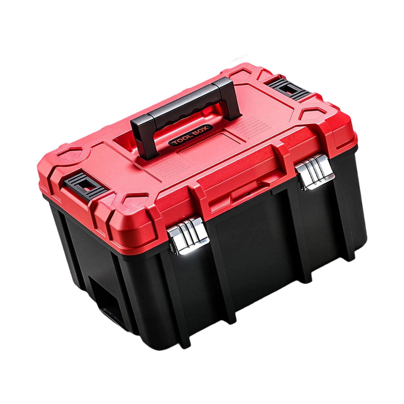 Caja de herramientas para electricista profesional, con función de agarre cómodo, mecanismo de bloqueo seguro para un uso confiable, caja de herramientas de ingenieros