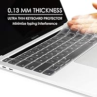 Vista 2 de ProElife Funda de teclado para MacBook Pro 2022 de 13,3 pulgadas con chip Apple M2 y MacBook Pro de 13 pulgadas 2021 2020 con Apple M1