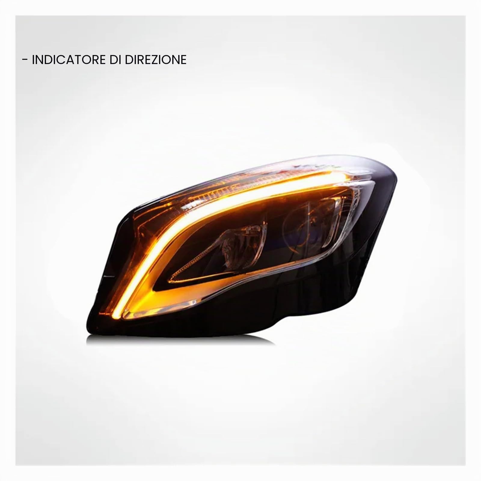 Faro Proiettore Anteriore Per GLA W156 X156 2015 2016 2017 2018 2019 Fari LED Per Auto DRL Animazione Di Svolta Gruppo Fari Anteriori 1 Coppia Fanale Proiettore