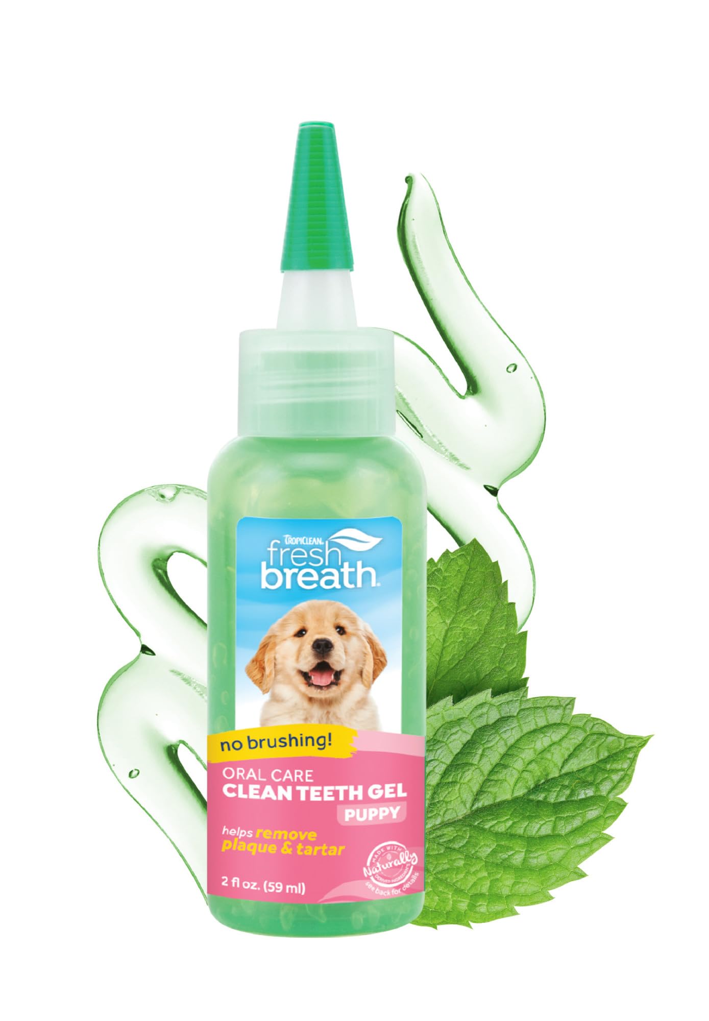 Tropiclean Fresh Breath Clean Teeth Oral Gel for Puppies, 59 ml