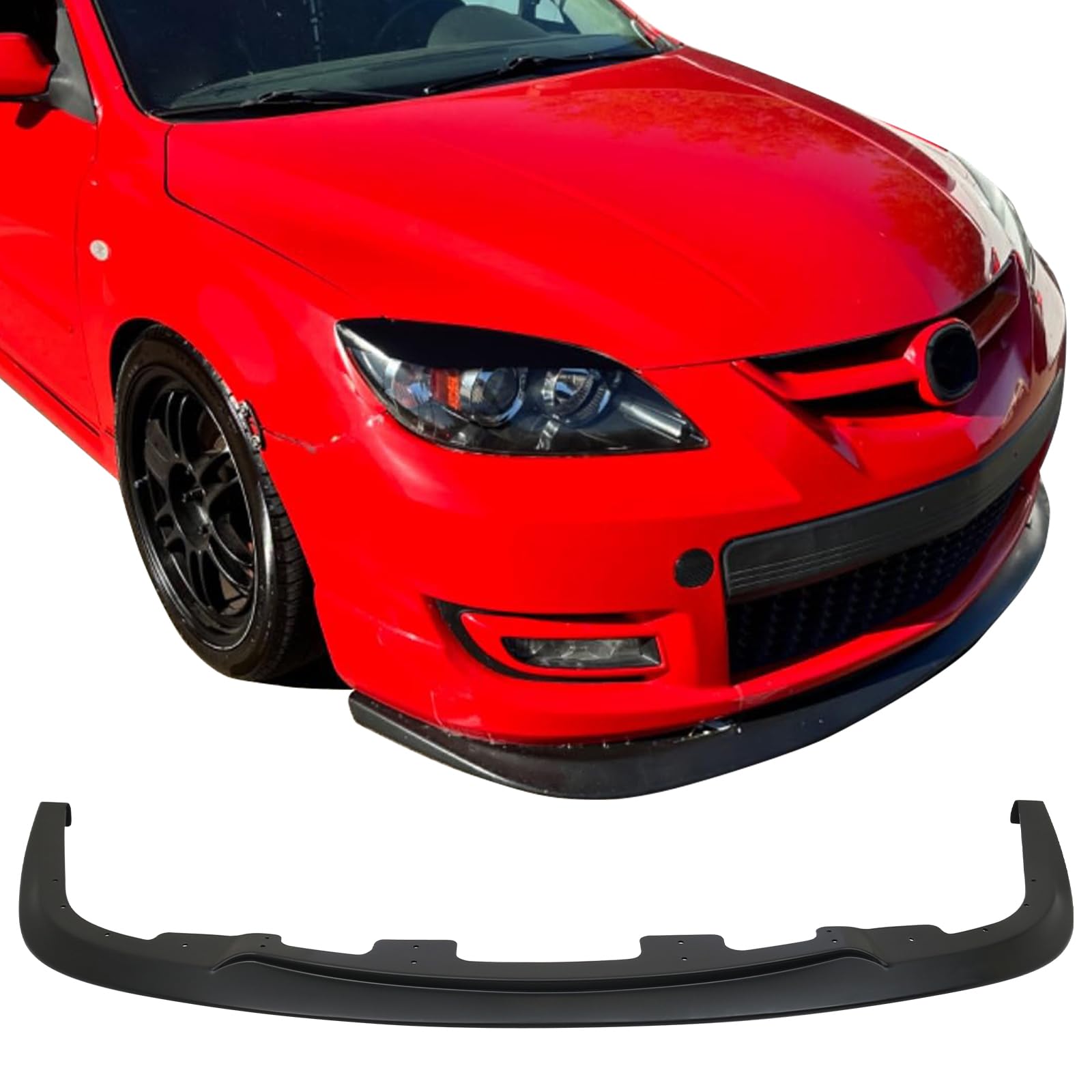 Amazon.com: IKON MOTORSPORTS Front Bumper Lip, Compatible with