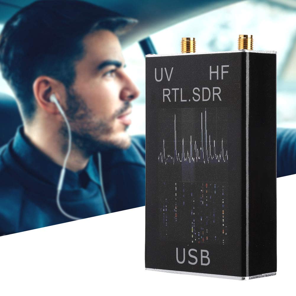 Ricevitore SDR, Ricevitore Sintonizzatore USB SDR U/V HF RTl a Banda Intera da 100 KHz-1,7 GHz/Radio R820T E 8232 USA