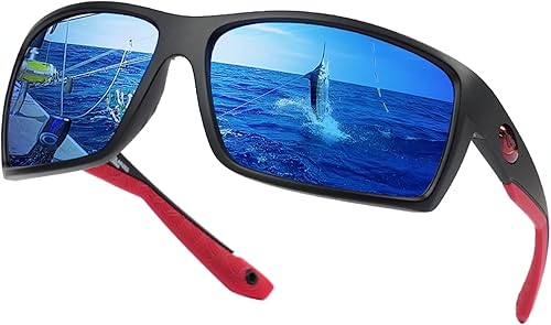 Miniatura 9 de Gafas de sol deportivas polarizadas para hombres y mujeres, con acabado retro, gafas de sol para hombres, gafas de sol cuadradas UV 18150