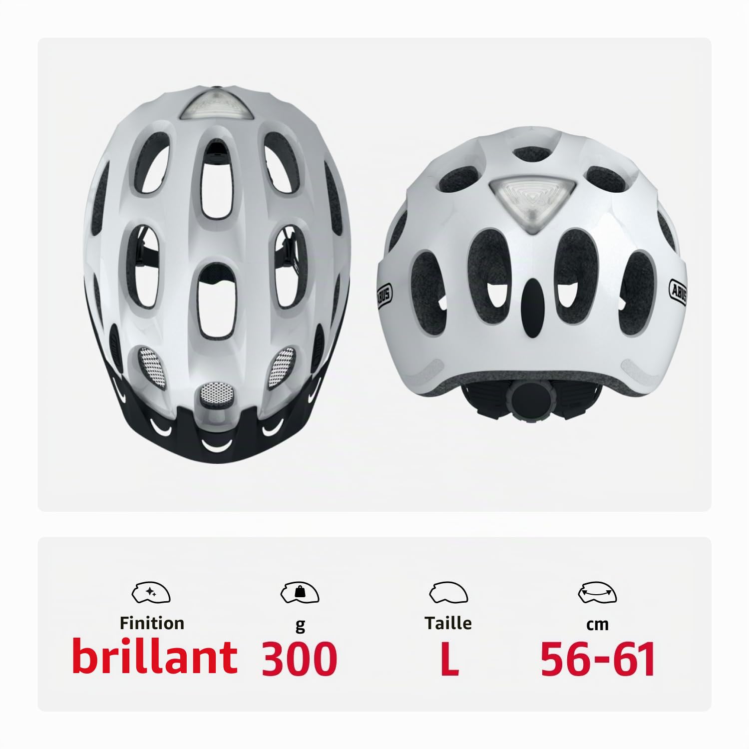 Abus Youn-I ACE Casque Vélo Urbain - Casque de Vélo Moderne pour Le Quotidien - Unisexe