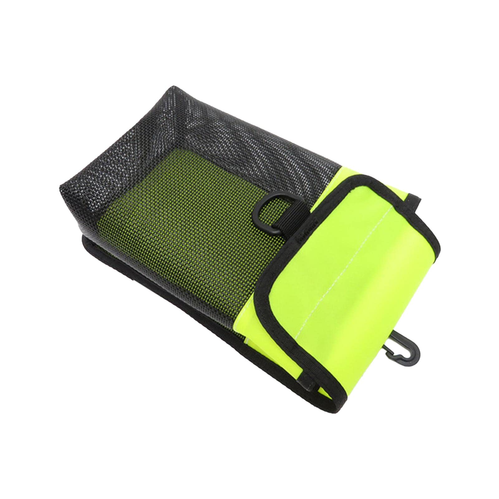 Scuba Diving Gear Storage Bag Snorkeling Equipment Holder Mesh Pocket Small Mesh Fluorescent Yellow-image-36
