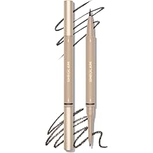 SHEGLAM Dual-Sided Eyebrow Pencils Cream Waterproof Long Lasting Eye brow Pen Makeup - 11 Ebony