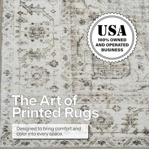 Tapete decorativo ReaLife Rugs 2'6" x 6' Beige miniatura 4