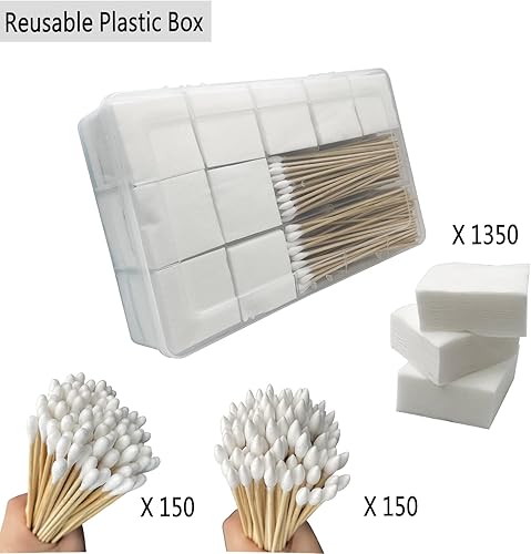 Miniatura 5 de Parches cuadrados de limpieza de pistolas de 2 x 2 pulgadas y hisopos de limpieza de bambú de 6 pulgadas de largo para kit de mantenimiento de