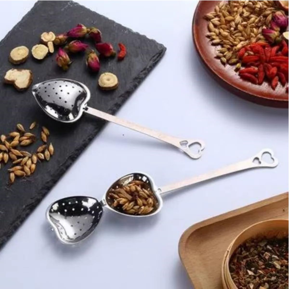 Infusores de Té,4 piezas Bola de Infusión de Té de acero inoxidable,Filtro para té Colador De Té Infusor de Té para teteras, tazas y botellas de té