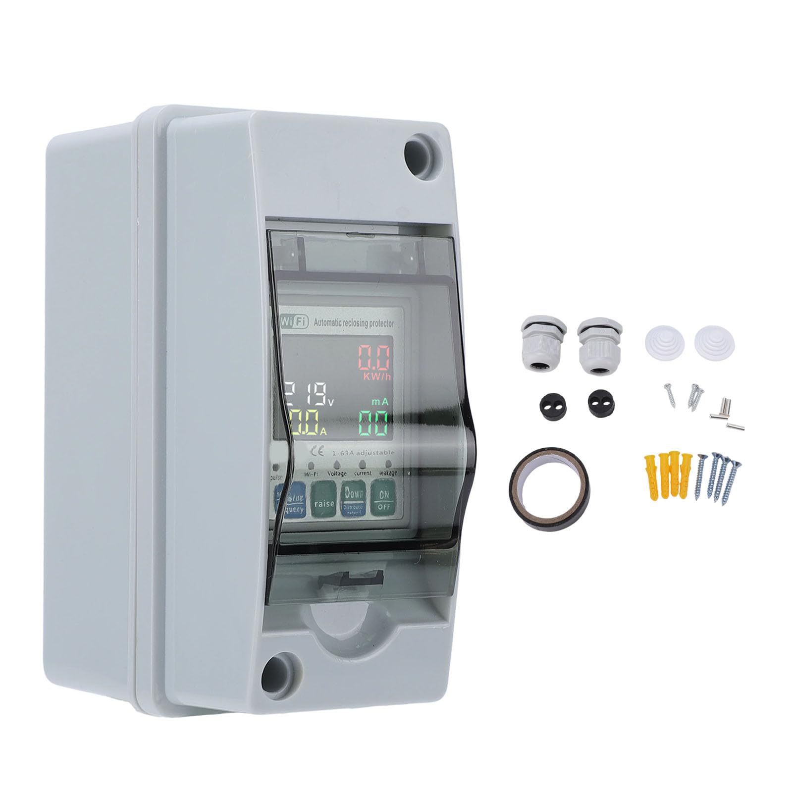 Single Phase Automatic Reclosing Protector Smart Circuit Breaker,