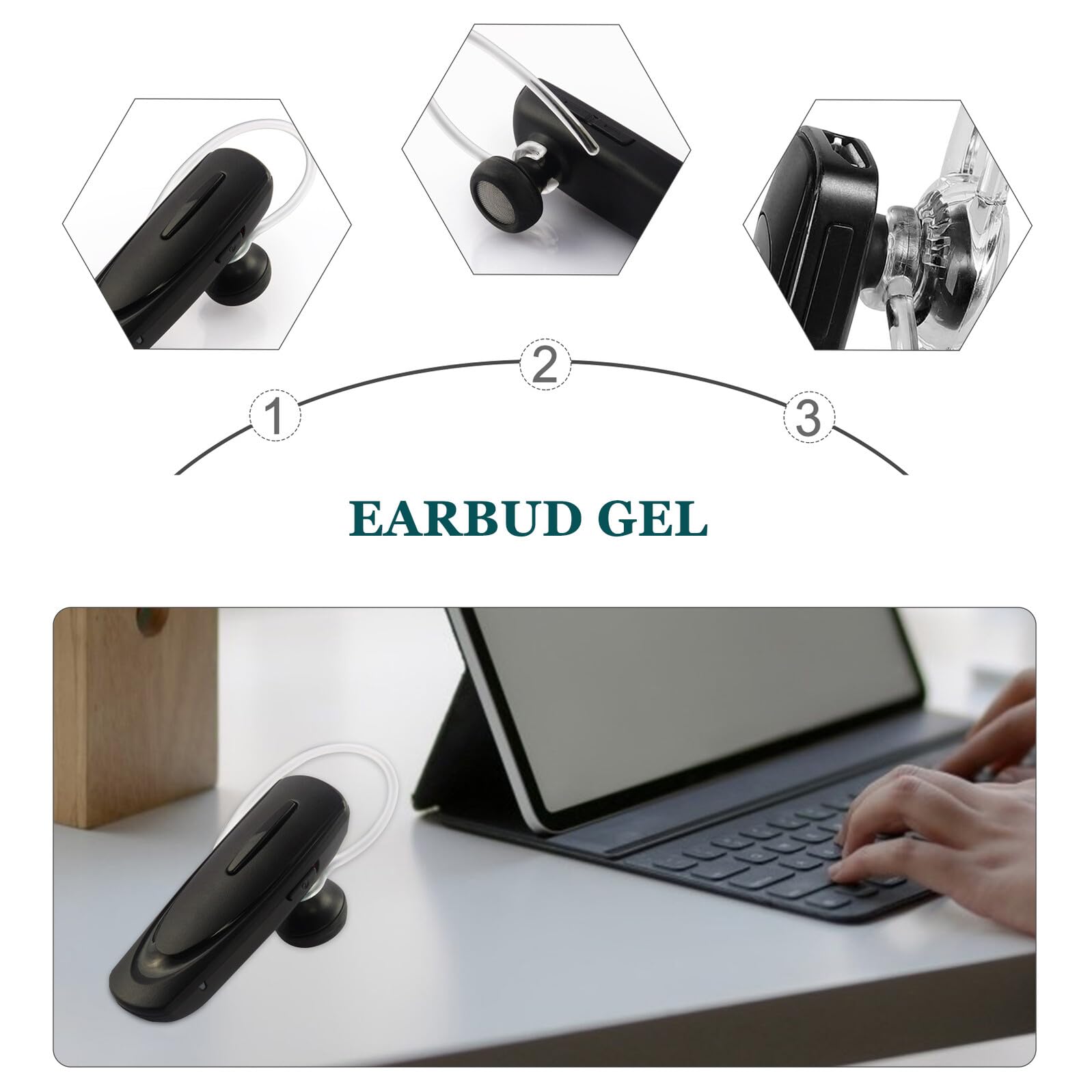 SHINEOFI 3 set Tappi Per Orecchie Punta Per Auricolari Ganci In Schiuma Per Auricolari Gancio Per Orecchie Ricambio Sintetico 20 pezzi * 3