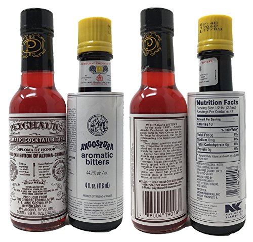 Sazerac Cocktail Gift-Set: Includes Peychaud’s Bitters, Angostura Bitters, 2 Old Fashioned Rocks Glasses, India Tree European Style Brown Sugar Cubes and Recipe Card (6 items) - Thumbnail 7