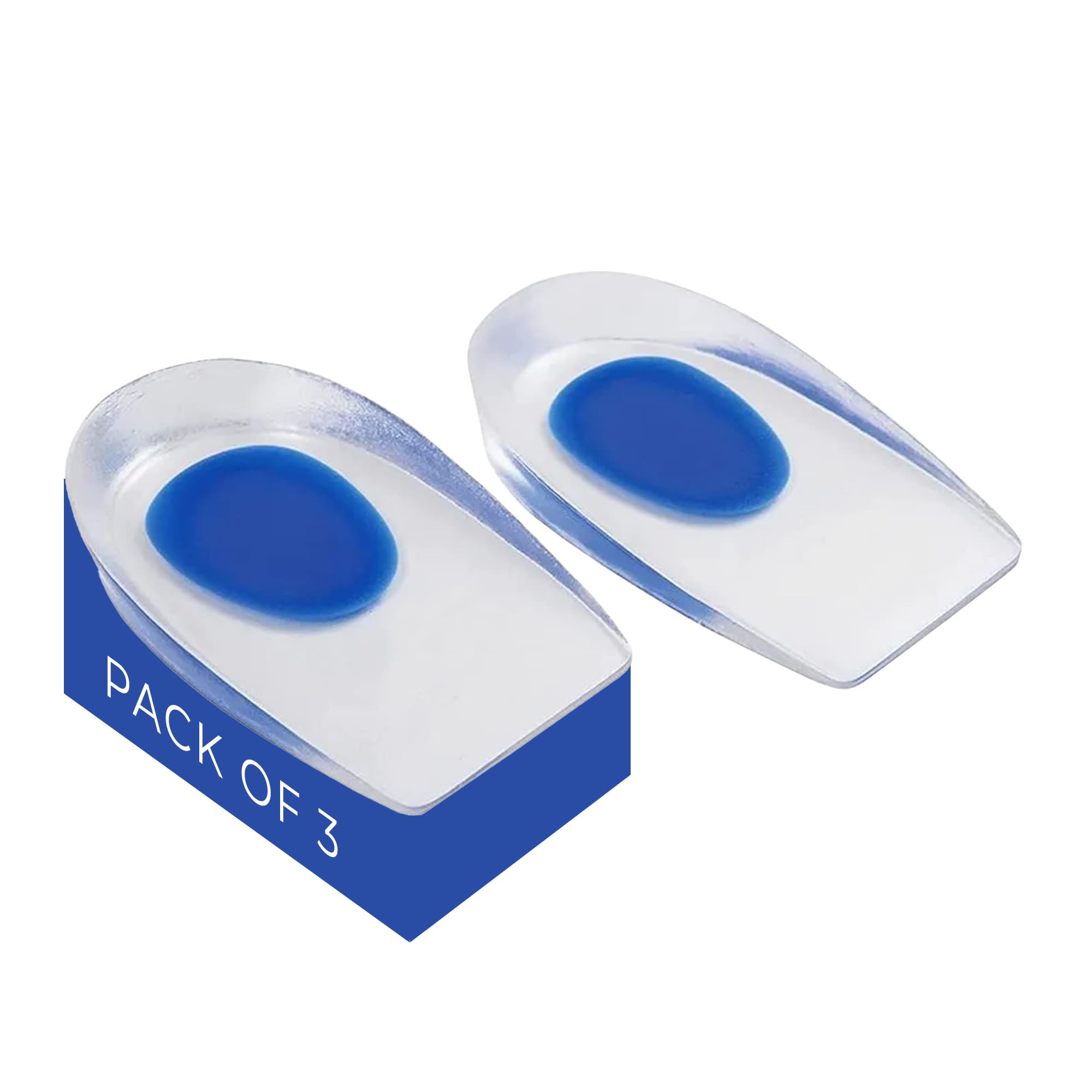 Dr Foot Silicone Gel Heel Cups With Shock Absorbing Support | For Plantar Fasciitis, Achilles Pain, Orthotic Inserts, Heel Cups For Heel Pain & Spurs| For Men & Women (Size - S) (Pack of 3) (B0CBV5QT4Y) Amazon Price History, Amazon Price Tracker