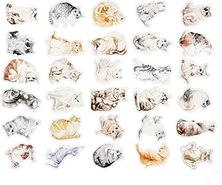 30 PCS Postcards Greeting Cards Souvenir Gifts for Worth Collecting Cat