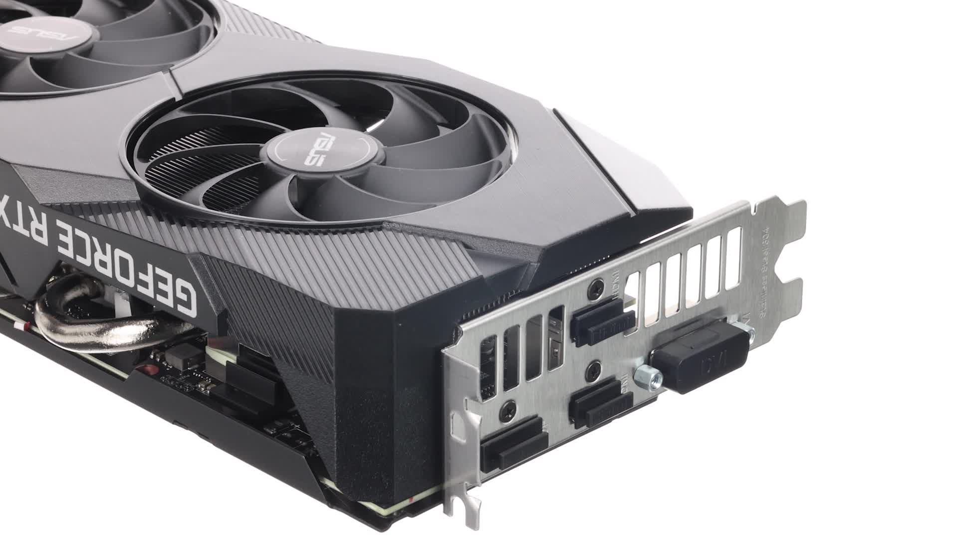 ASUS Dual GeForce RTX™ 2060 EVO OC Edition 12GB GDDR6 features two