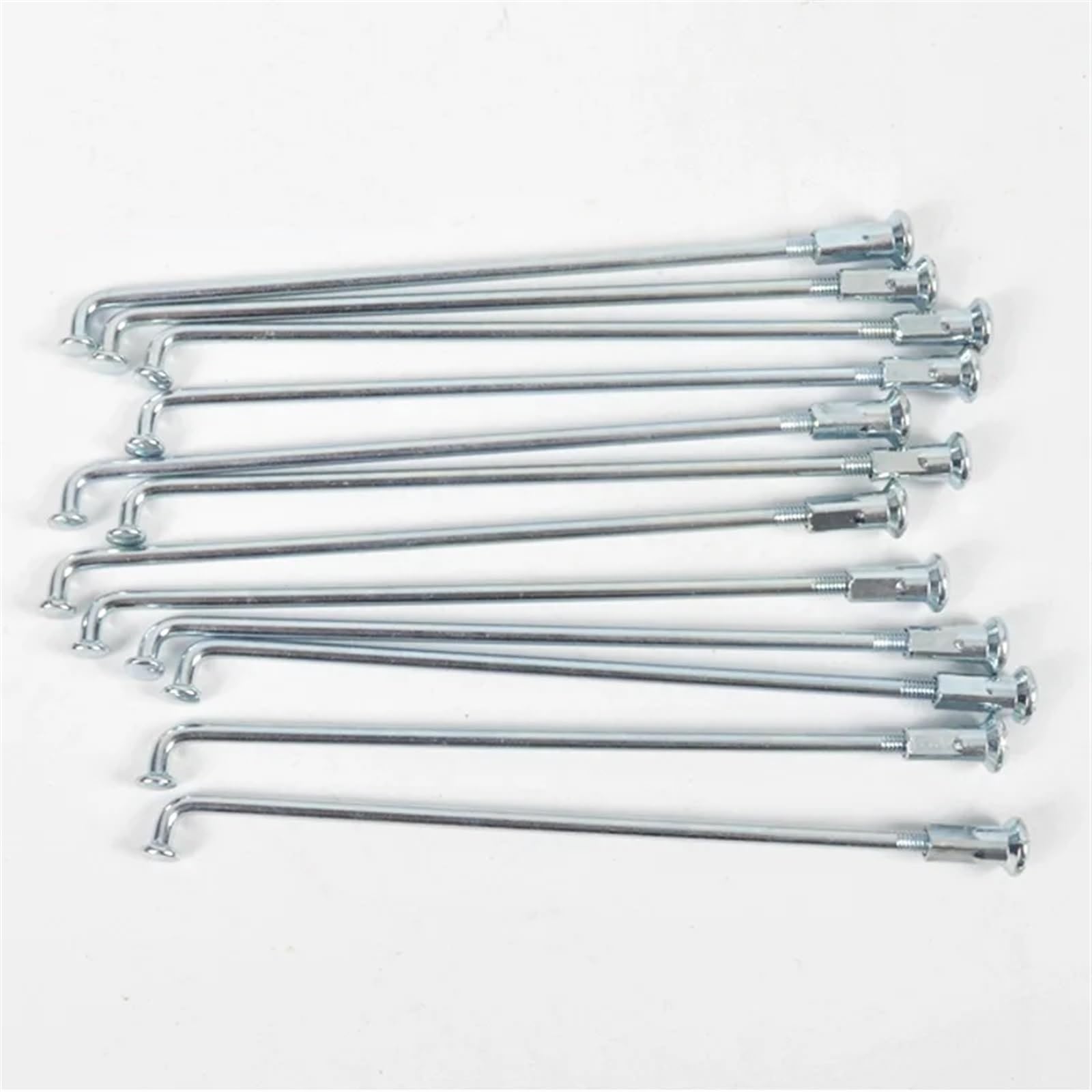Fahrradspeichen 40 Stück Speichen for Elektrofahrräder, 12 G, Durchmesser 2,5 mm, Länge 50–350 mm, Stahl mit Nippeln(180 185 190 195mm)