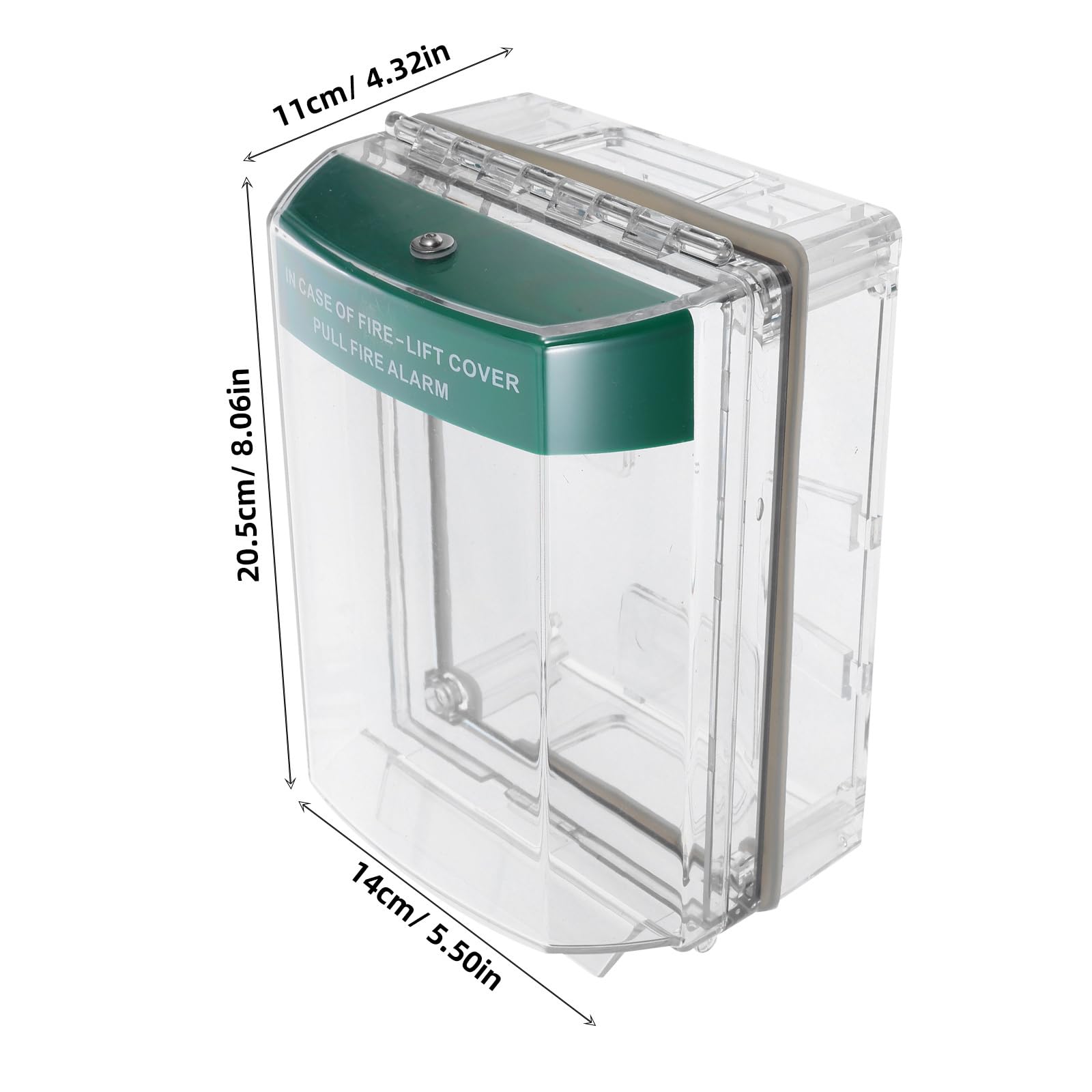 Cubierta Transparente para pulsador: Cubierta Protectora Impermeable para botón de Parada de Emergencia - Cubierta de plástico Impermeable para alarmas