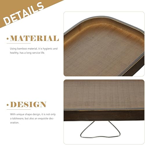 Miniatura 4 de UPKOCH Sofás Sofá Cama para Modernos Baratos Mesa auxiliar Sofás Cama de Bambú Brazo Bandeja Sofá Reposabrazos Clip en Bandeja Sofá Reposabrazos