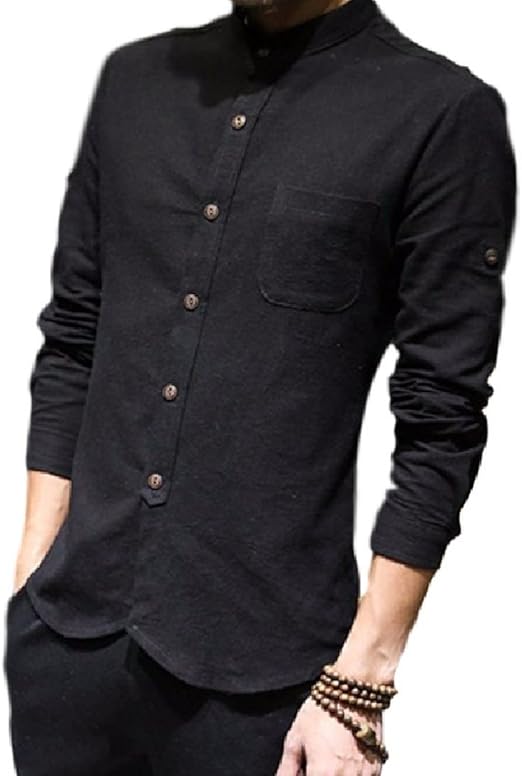 Amazon World Stage 大きい サイズ あり シンプル スタンド カラー ボトル ネック 長袖 ロング シャツ トップス メンズ 春 夏 オリジナル エコ バッグ セット Xxxxxl ブラック シャツ 通販 Amazon World Stage 大きい サイズ あり シンプル スタンド カラー ボトル ネック 長袖 ロング シャツ トップス メンズ 春 夏 オリジナル エコ バッグ セット Xxxxxl ブラック シャツ 通販