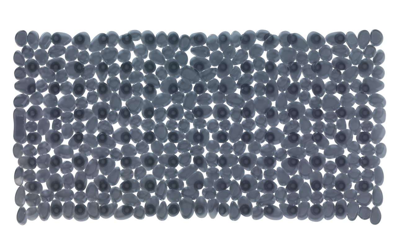 WENKO Tapis baignoire antidérapant, Tapis de bain, Paradise anthracite 71x36cm