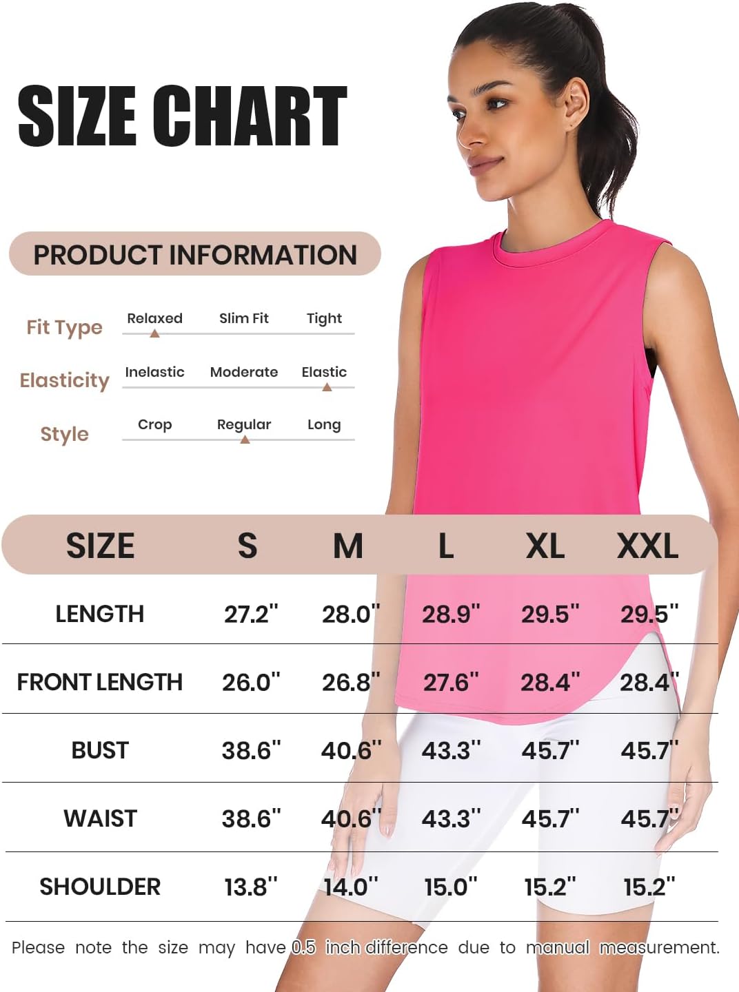 Cosy Pyro Workout Tank Tops for Women Sleeveless Loose Fit Tanks Lightweight Tennis Athletic Running Shirts - Image 7
