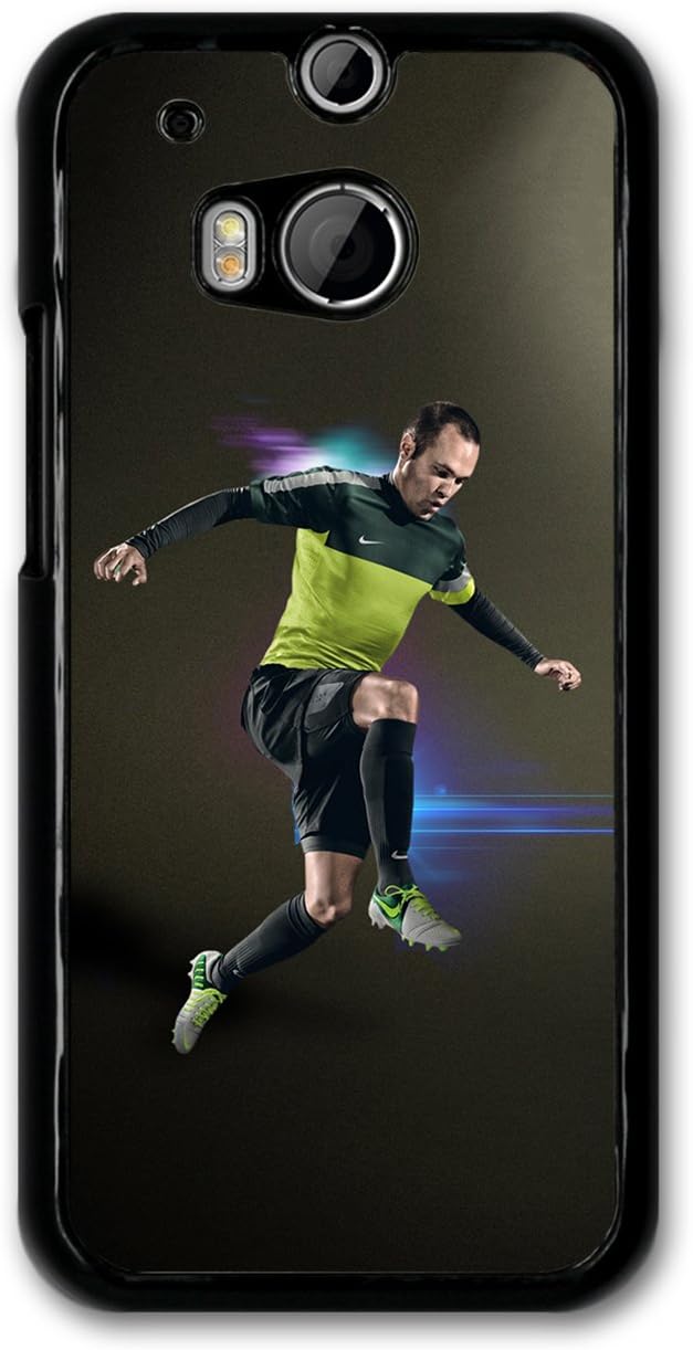 Andres Iniesta Green Football Player case for HTC One M8