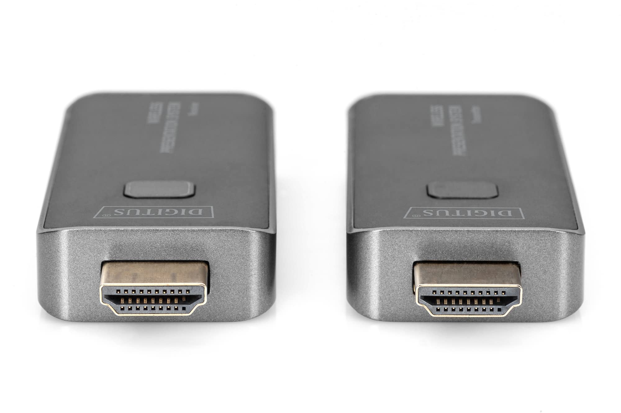 DIGITUS DS-55319 Click & Present Mini - Sistema de presentación inalámbrico - BYOD: portátil, Tableta, Smartphone - No Requiere aplicación/Controlador - True Plug & Play - Plata/Negro
