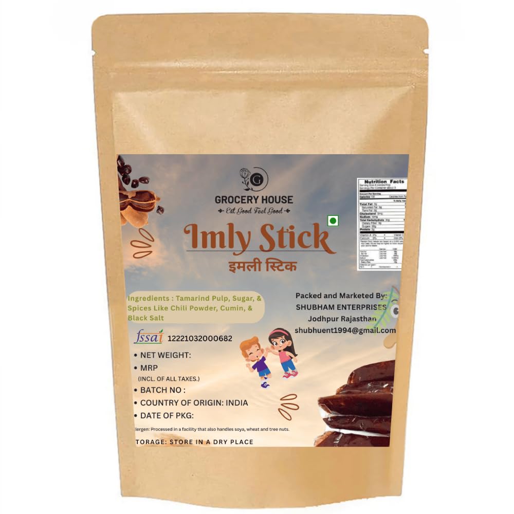 Grocery House Imli Candy Sticks - Tamarind Sweets (400 Grams)