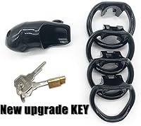 Vista 3 de Dispositivo de castidad para hombre, ligero, de resina de grado médico , Negro