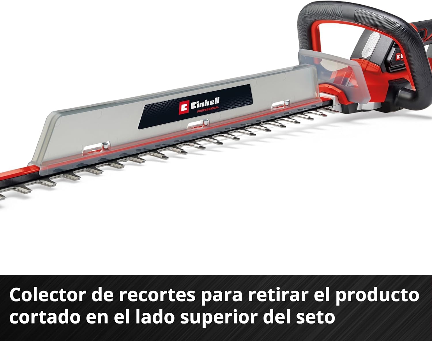 Einhell Professional Cortasetos con batería GP-CH 18/61 Li BL-Solo Power X-Change (18 V, sin escobillas, Longitud de Corte 61 cm, Sistema antibloqueo, Incl. carcaj, sin batería)