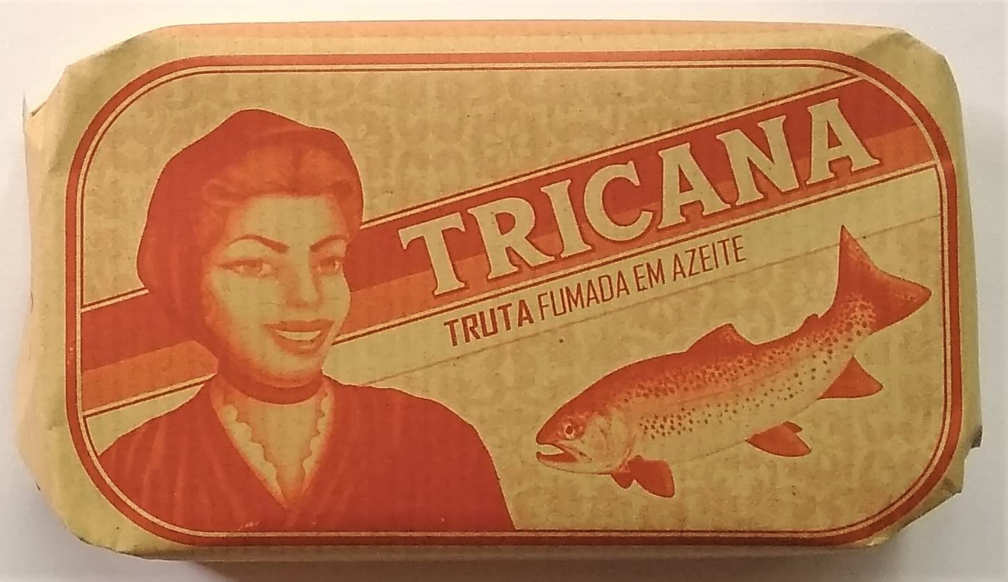Tricana - Truite fumée à l'huile d'olive / Produit Gourmet du Portugal - 5 x 120 gr Pack