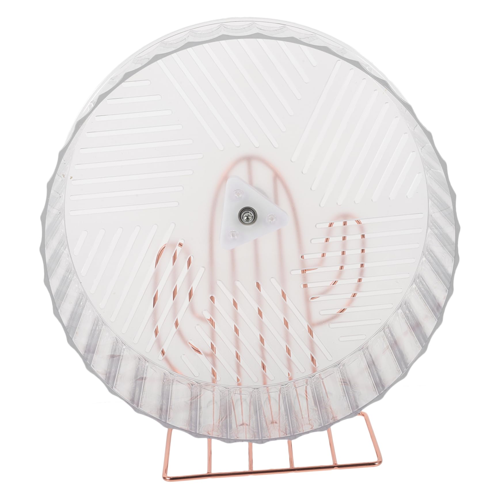 Rueda de Hámster Estable Base Resistente para Jaula de Mascotas Pequeños, Juguete de Ejercicio en Plástico y Aleación, Adecuado para Aliviar el Aburrimiento