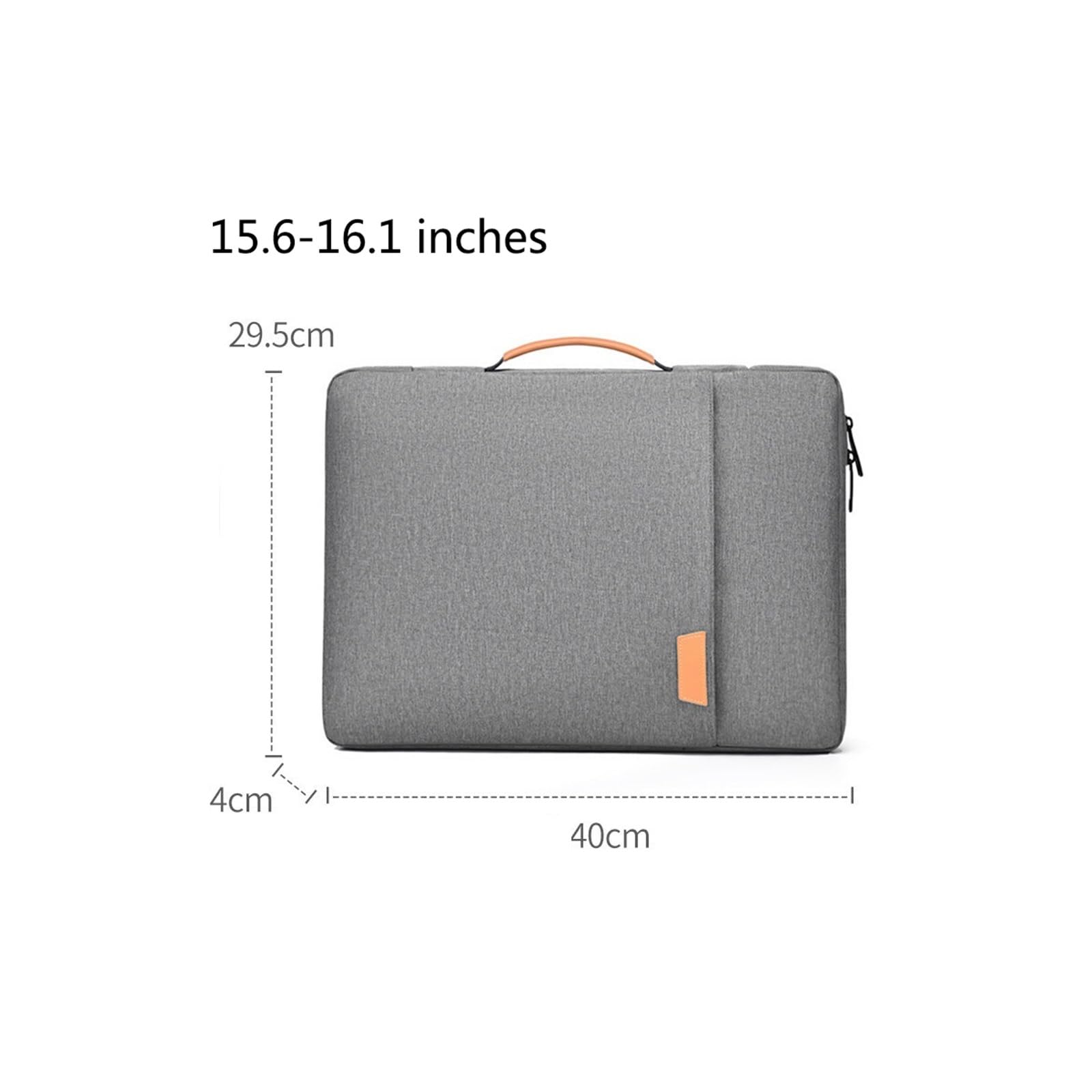 PC Maletín Funda Protectora for Ordenador portátil con asa, Funda for de Tela Oxford, Estuche Compatible(Dark Gray,Grande)