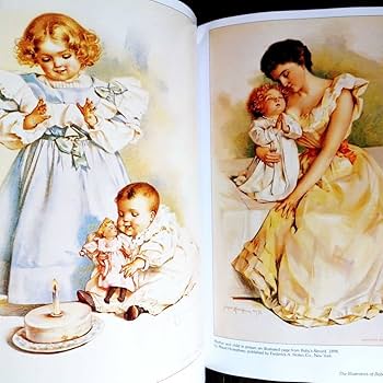 Amazon.co.jp: 洋書 古書 ☆赤ちゃんとこどものイラストいっぱい