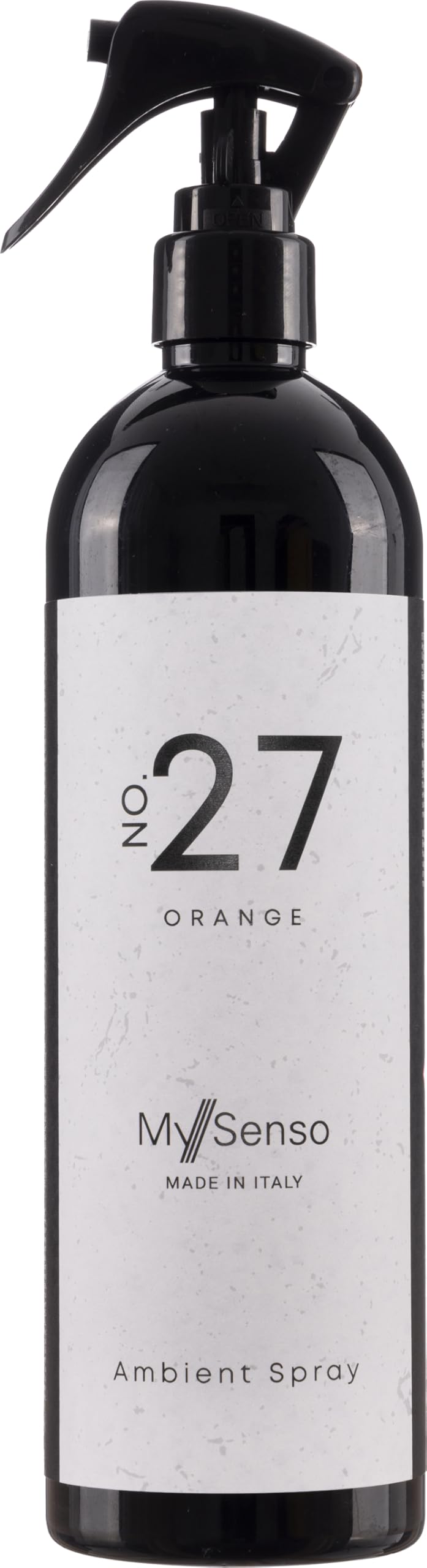 MySenso - N°27 Orange - Ambient Spray - świeży zapach do domu - owocowy, cytrusowy, świeży. Praktyczna butelka z regulowaną nakładką natryskową - Made in Italy