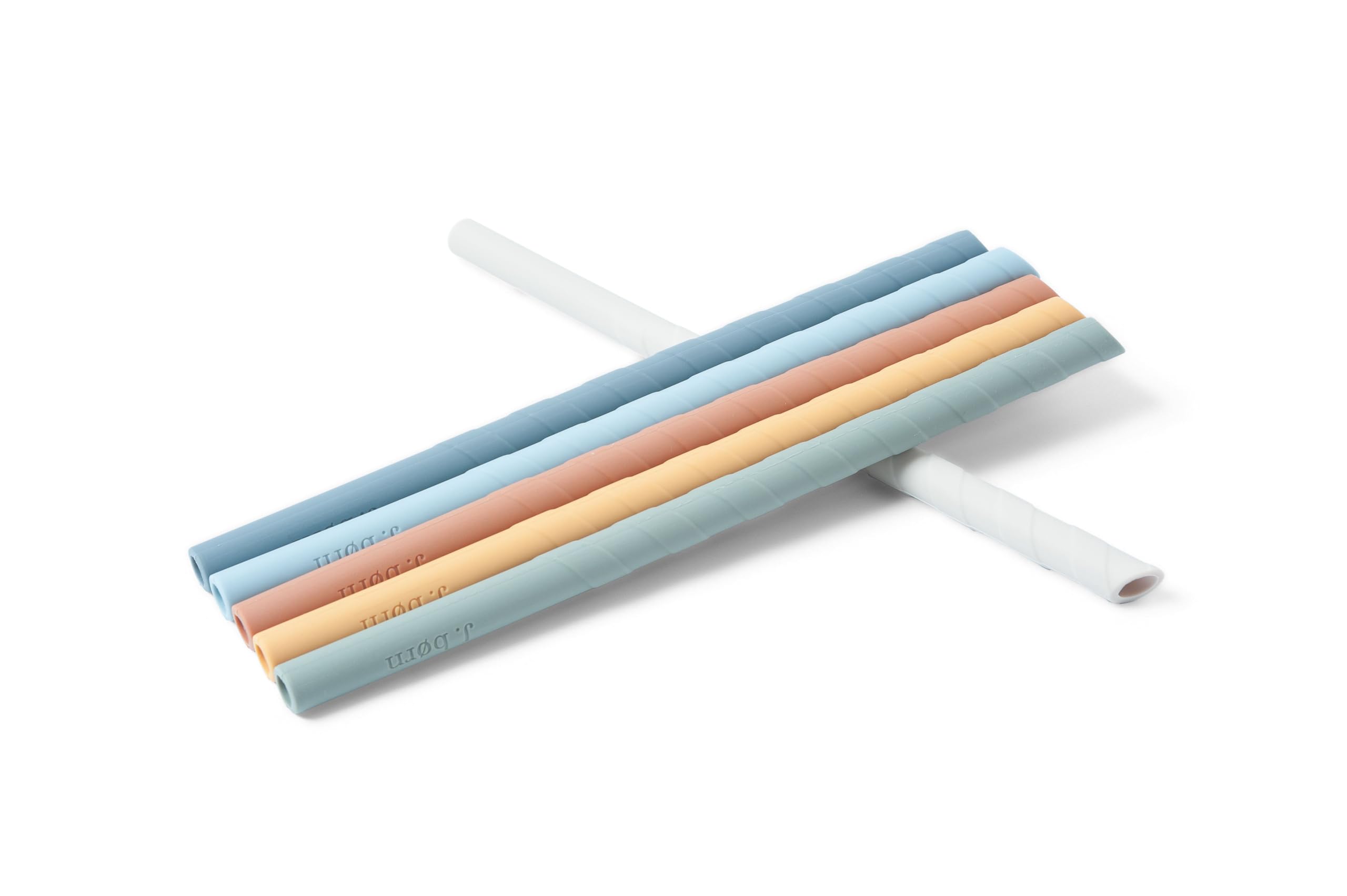 Set Da 6 Cannucce In Silicone Pieghevoli – Riutilizzabili, BPA Free, Con Spazzola Per Pulire, Adatte A Bambini E Cocktail