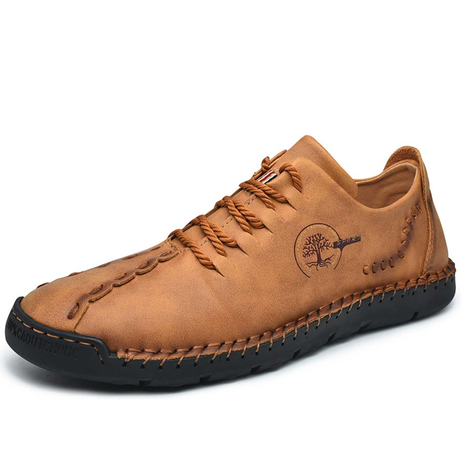 Zapatillas de ocio transpirables para hombre, cómodas zapatillas de senderismo sin cordones para el uso diario con suela antideslizante