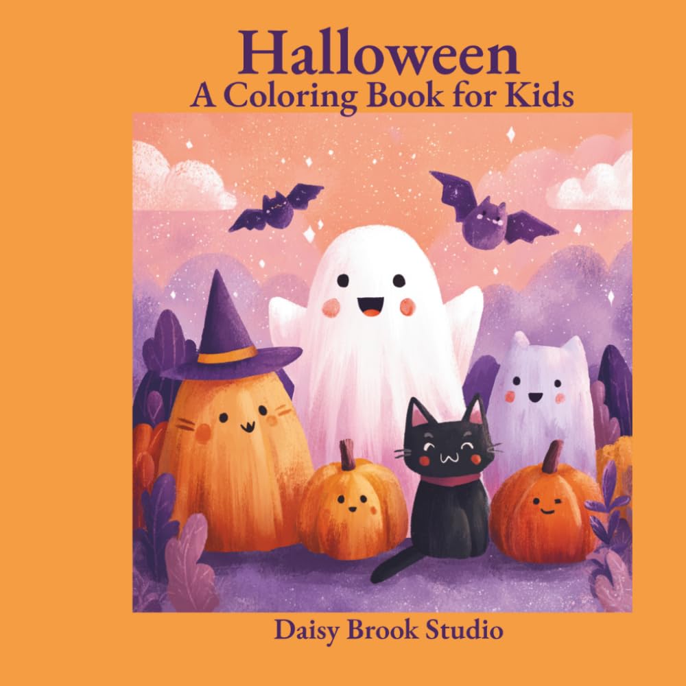 Halloween: A Coloring Book for Kids